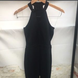 Elegant Black Halter Jumpsuit